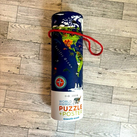 World Animals Puzzle & Poster - Picture 1 of 7
